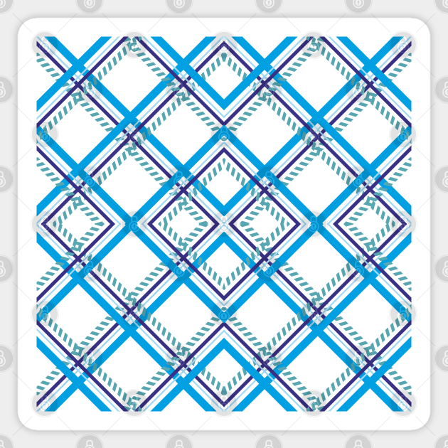 Tartan seamless pattern. Plaid background Sticker by ilhnklv